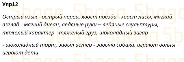 Русский язык Учебник. Часть 1 Богатырёва 4 класс 2019 Упражнение 12