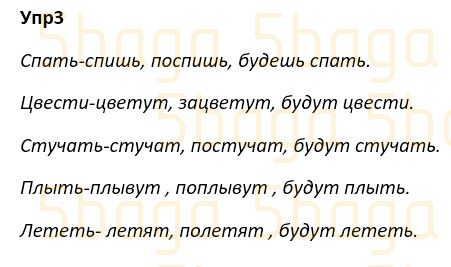 Русский язык Учебник. Часть 3 Богатырёва 4 класс 2019 Упражнение 3