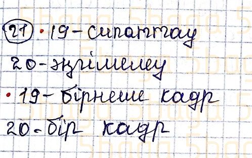 Казахский язык Учебник. Часть 1 Жұмабаева Ә. 4 класс 2019 Упражнение 21
