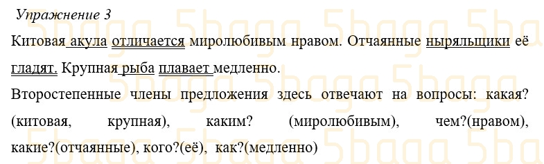 Русский язык (Часть 4) Богатырёва 3 класс 2019 Упражнение 3