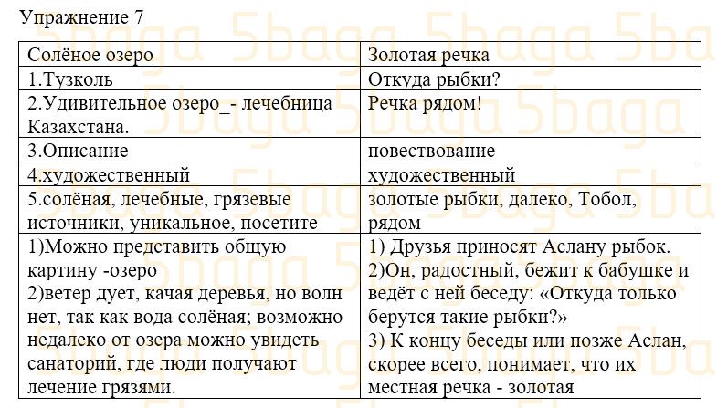 Русский язык Учебник. Часть 4 Богатырёва 3 класс 2019 Упражнение 7