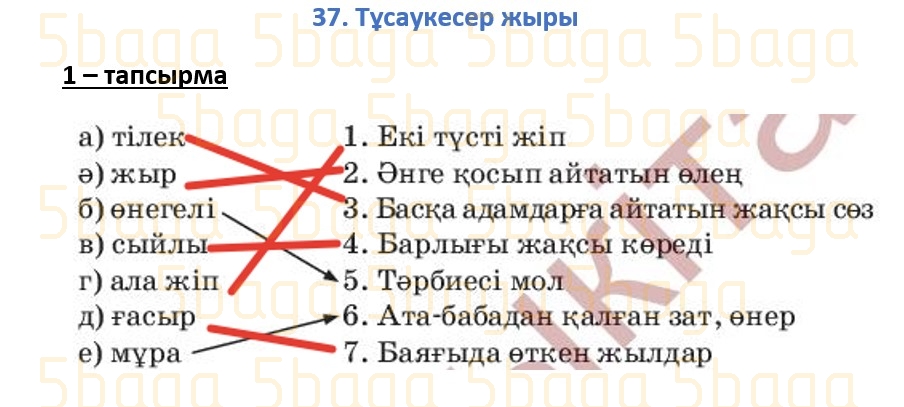 Казахский язык (Часть 1) Даулеткереева Н. 4 класс 2019 Упражнение 1