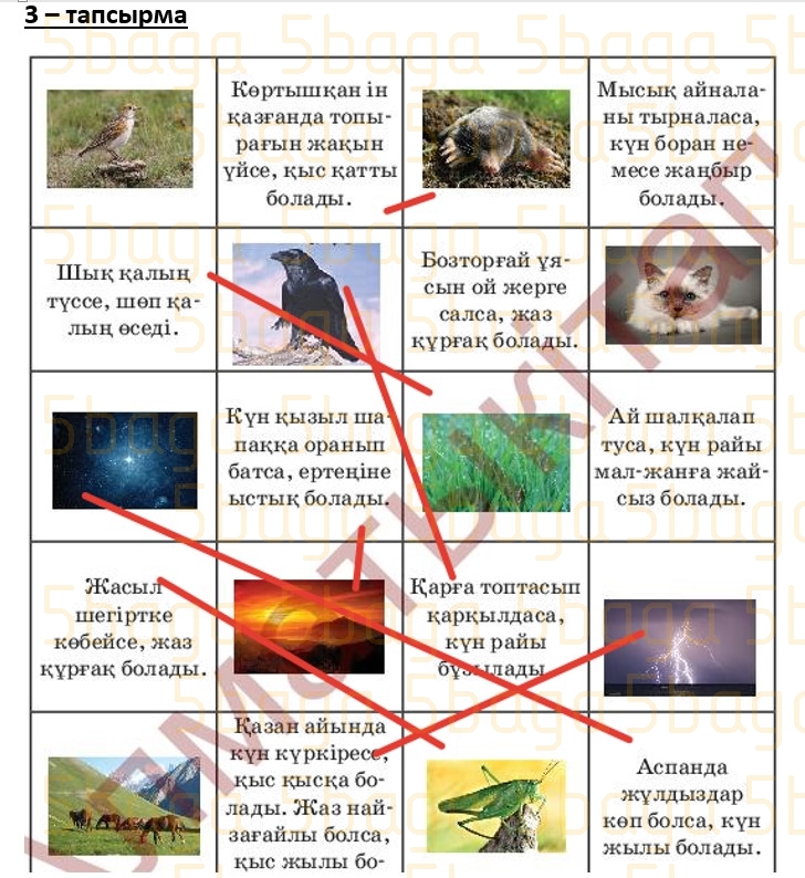 Казахский язык (Часть 2) Даулеткереева Н. 4 класс 2019 Упражнение 3