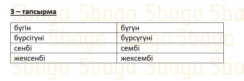 Казахский язык (Часть 2) Даулеткереева Н. 4 класс 2019 Упражнение 3