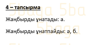 Казахский язык (Часть 2) Даулеткереева Н. 4 класс 2019 Упражнение 4