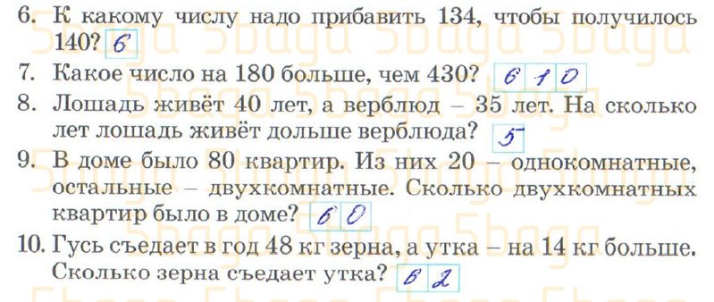 Математика Рабочая тетрадь №1 Акпаева 3 класс 2018 Упражнение Математический диктант(2)