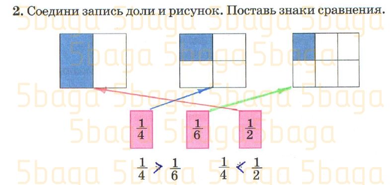 Математика Рабочая тетрадь №2 Акпаева 3 класс 2018 Упражнение 2