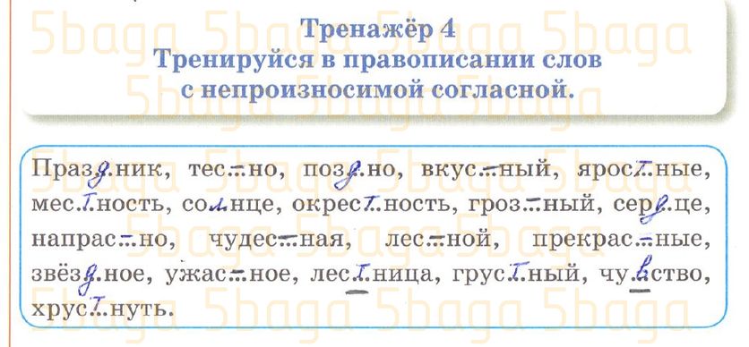 Русский язык Рабочая тетрадь №1 Богатырёва 3 класс 2018 Упражнение 1