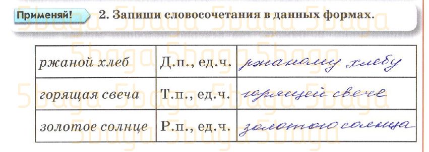 Русский язык Рабочая тетрадь №1 Богатырёва 4 класс 2019 Упражнение 2