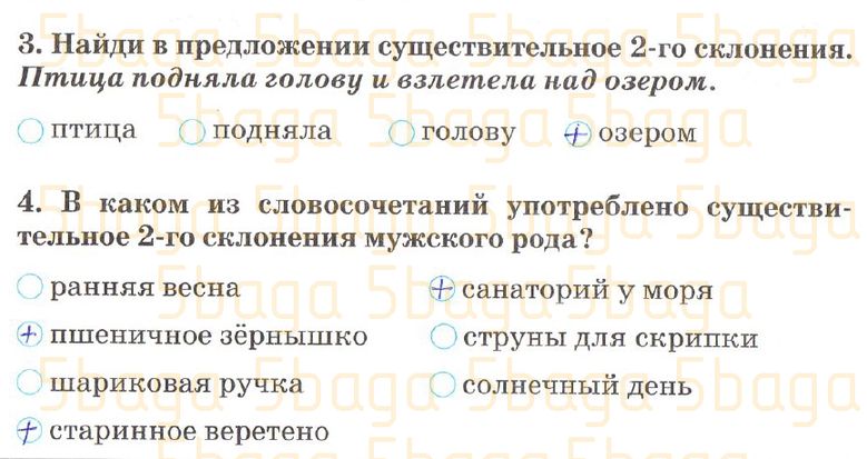 Русский язык Рабочая тетрадь №1 Богатырёва 4 класс 2019 Упражнение 3